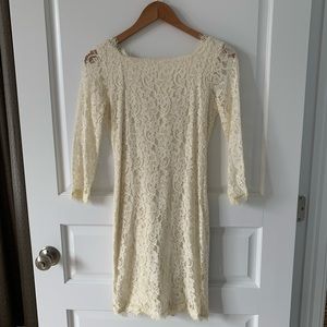Diane Von Furstenberg Cream Zarita Dress